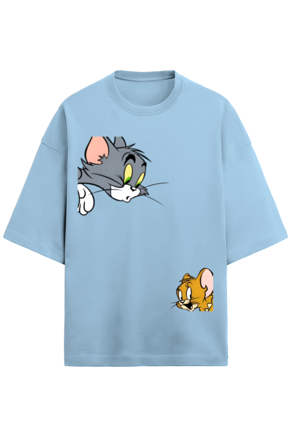 Oversized tee Tom and jerry